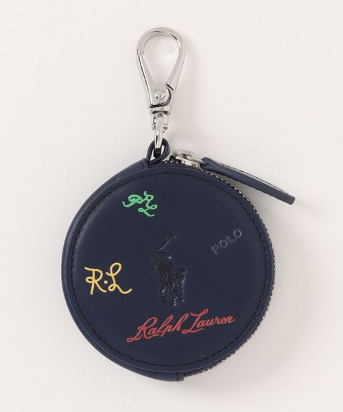 POLO RALPH LAUREN コインケース マルチカラーロゴ ラウンド