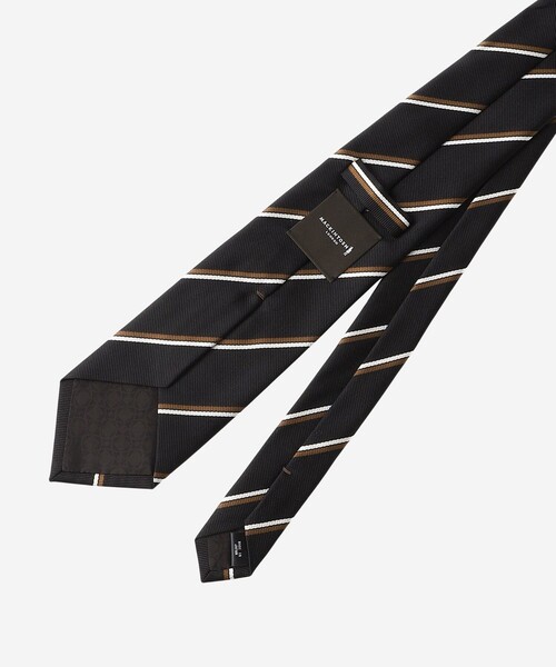 MACKINTOSH LONDON ネクタイ レップストライプ柄ネクタイ