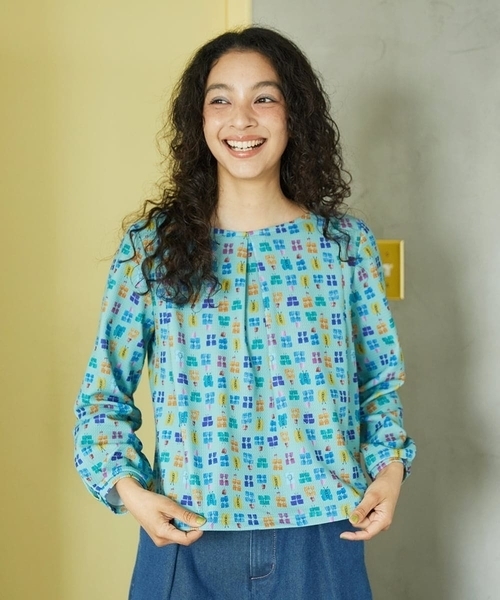 tシャツ Mariposa 蝶々モチーフプリントカットソー レディース