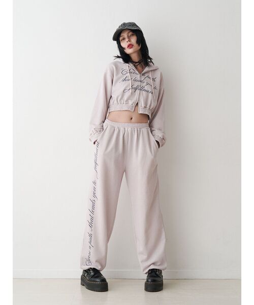 パーカー ラメクロップドZIPフーディー レディース jouetie パーカー ラメクロップドZIPフーディー レディース
