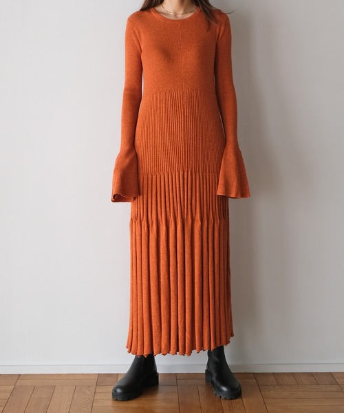 AKTE（アクテ） ニットワンピース FREE グレー レディース : ZOZOTOWN