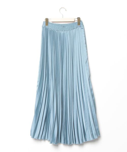 SLOBE IENA 「SLOBE IENA」 プリーツスカート - ブルー レディース  