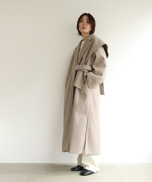 notch. チェスターコート M ベージュ レディース : ZOZOTOWN Yahoo!店