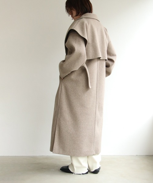 notch. チェスターコート M ベージュ レディース : ZOZOTOWN Yahoo!店