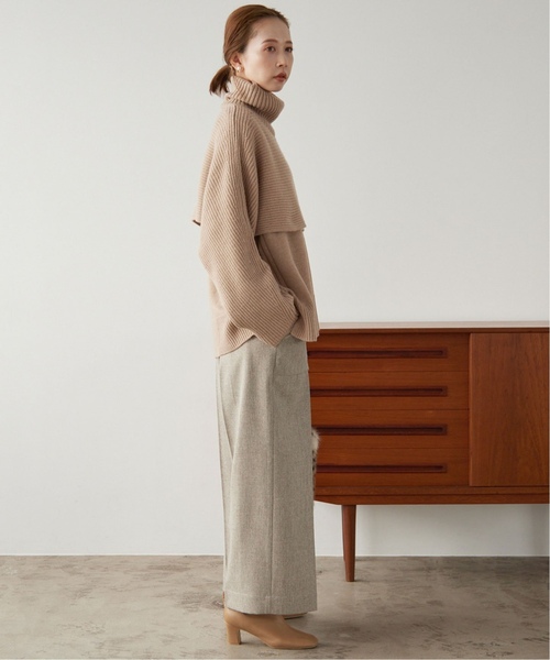 「SLOBE IENA」 ニットアンサンブル - ベージュ レディース_画像9