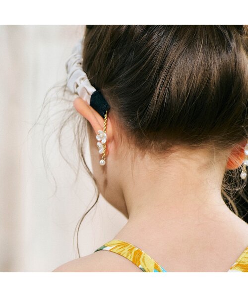 apres les cours（アプレレクール） カチューシャ イヤリング付き