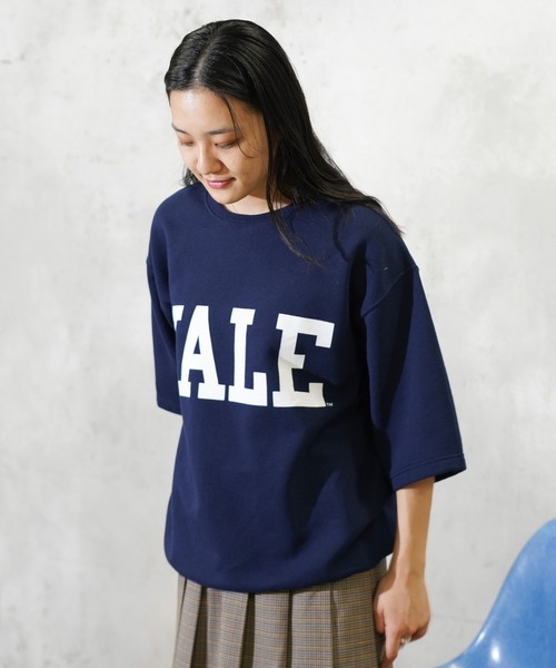 美品 THE BOOK STORE YALEスウェット F The BOOK STORE / YALE 13.5OZ CREW SWEAT