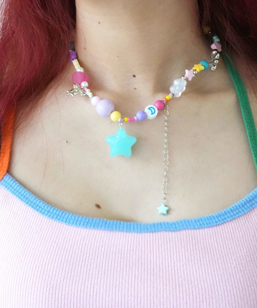 Port（ポート） ネックレス 「 」 カラフル ビーズ ポップ ネックレス