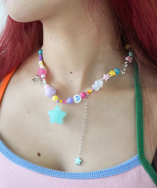 Port（ポート） ネックレス 「 」 カラフル ビーズ ポップ ネックレス