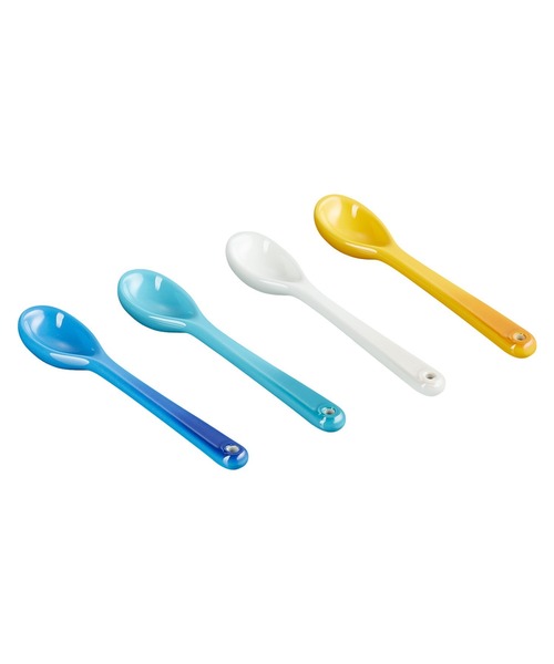 Le Creuset（ル・クルーゼ） カトラリー スプーン (4本入り) リビエラ