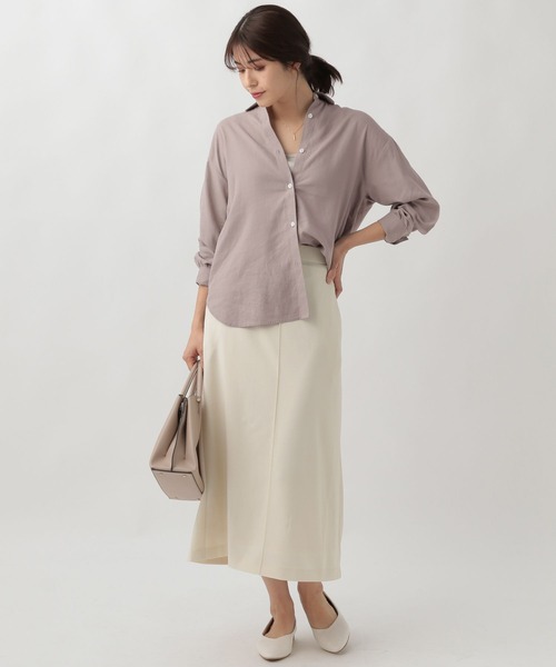 「Louere」 長袖ブラウス MEDIUM ブラウン レディース Louere 「Louere」 長袖ブラウス MEDIUM ブラウン レディース