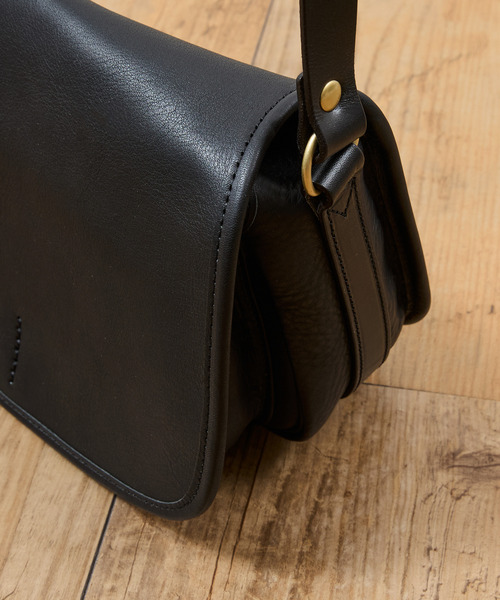 SLOW ショルダーバッグ スロウ / cb-mailbag- クロムステアレザー