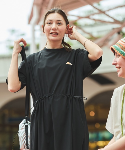 KELTY/ケルティ 別注 ドロストデザインストレッチワンピース KELTY/ケルティ 別注 ドロストデザインストレッチワンピース THE