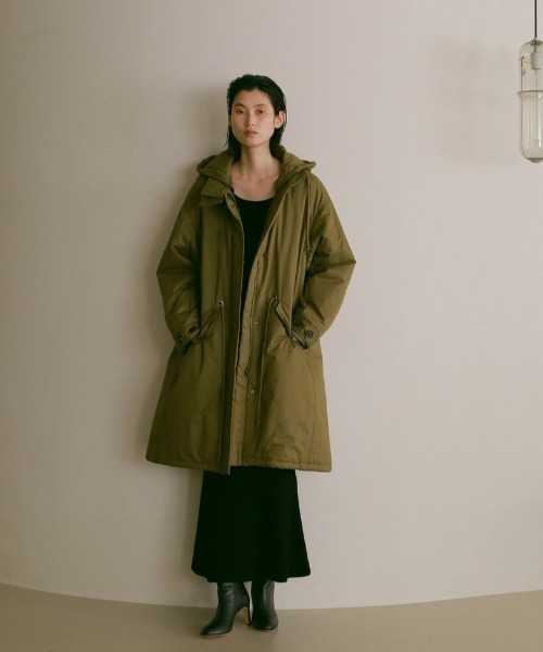 CASA FLINE カーサフライン☆ダウンロングコート 黒　定価66000円 CASA FLINE（カーサフライン） コート FREE ブルー レディース