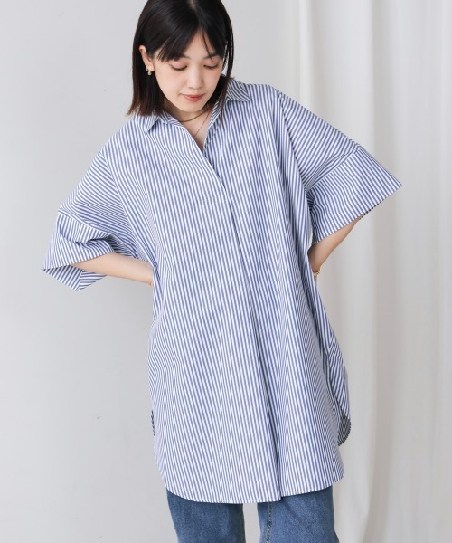 HYSTERICGLAMOURオーバーサイズチュニック HYSTERIC 76 オーバーサイズジャンパー|HYSTERIC GLAMOUR WOMEN