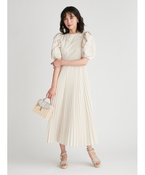 CELFORD（セルフォード） 半袖ワンピース 36 ライトグレー レディース