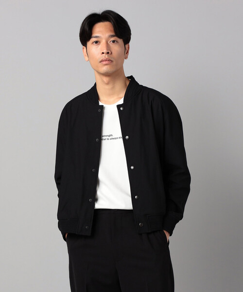 COMME CA MEN（コムサメン） ブルゾン アウター カラミ風トリコット