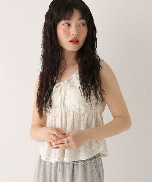 アンパシィー　フリルタンクトップとスカートセット♡ セール】Washedフリルタンク（タンクトップ）｜FIG&VIPER