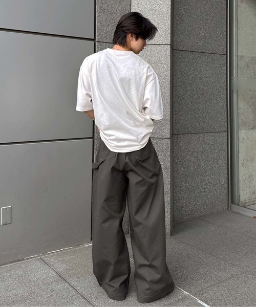 パンツ Chiiiiii12 パンツ 星スタッズダブルニーツイルパンツ レディース メンズ