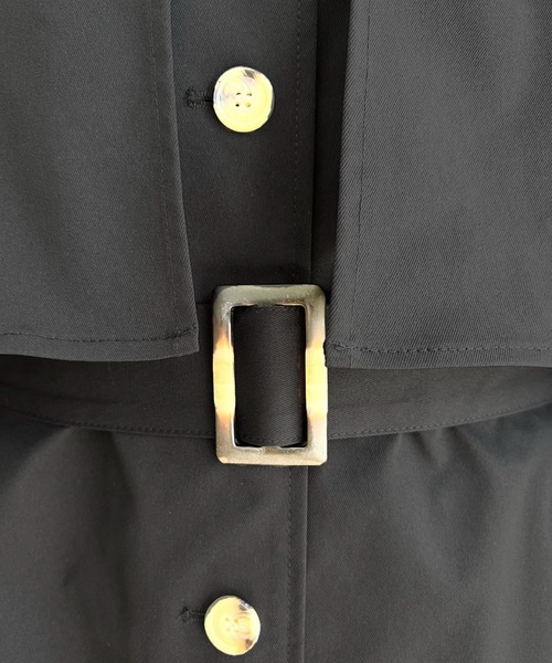 [moment+] пальто с отложным воротником M бежевый женский 