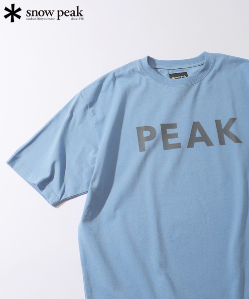 snow peak tシャツ SNOW PEAK / スノーピーク 別注 ”PEAK SNOW