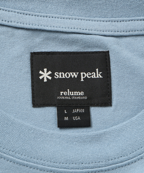 snow peak tシャツ SNOW PEAK / スノーピーク 別注 ”PEAK SNOW