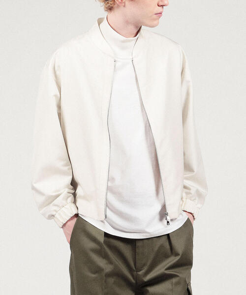 ♥美品 TOMORROWLAND COLLECTION ジップアップブルゾン セール】シルク ジップアップブルゾン（ブルゾン）｜TOMORROWLAND