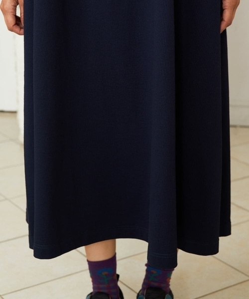 ワンピース Hiedra 刺繍フリル付きノースリーブワンピースの画像