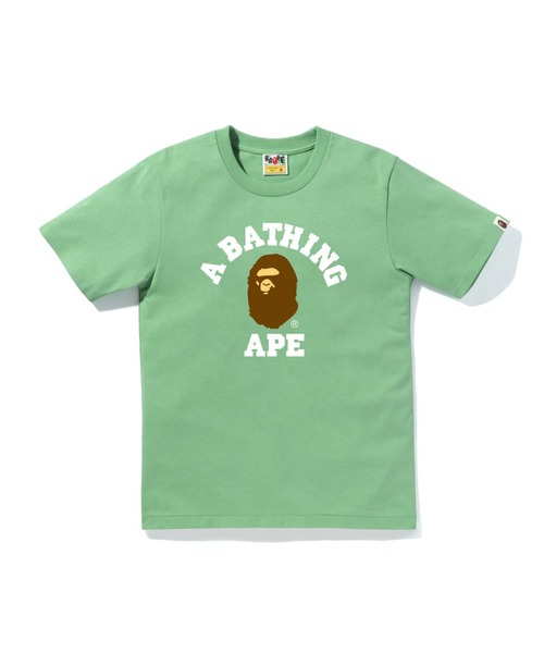 A BATHING APE tシャツ COLLEGE TEE レディース : ZOZOTOWN