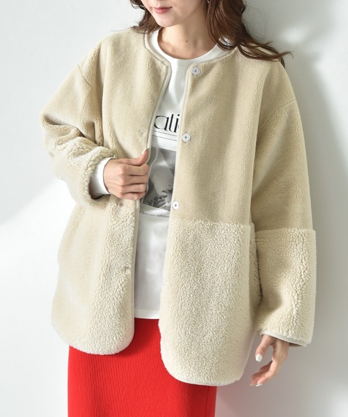 INTERPLANET（インタープラネット） ムートンコート ボアコート