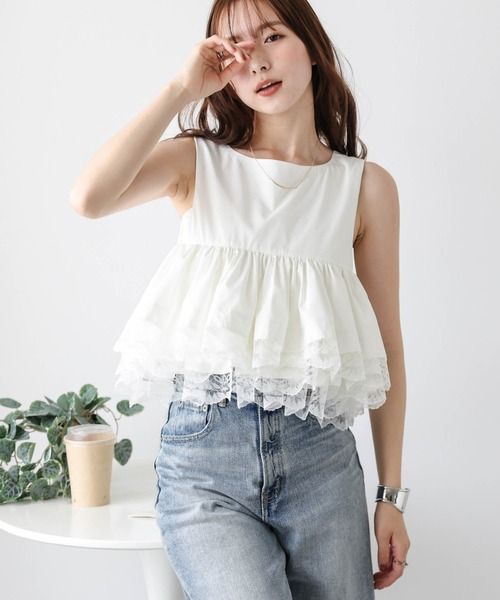 tシャツ レースバックシャントップス レディース 楽天市場】バック レース（Tシャツ・カットソー｜トップス