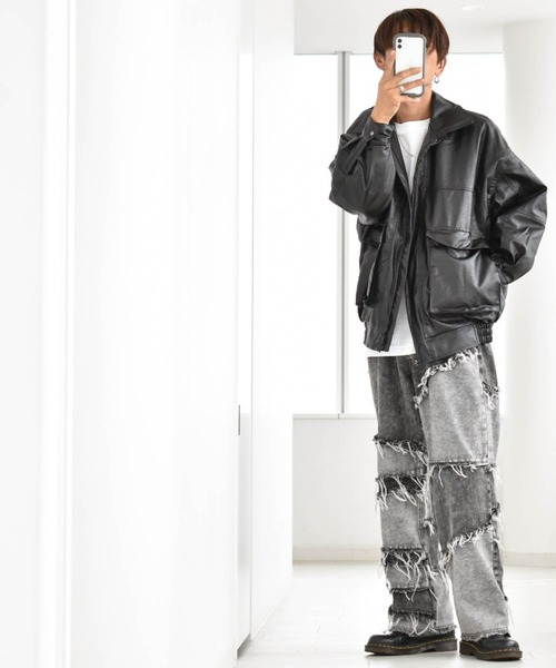 「Anytime Songs」 ブルゾン LARGE ブラウン メンズ_画像8