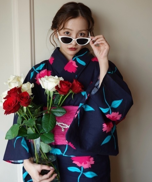 ROSY LUCE（ロージールーチェ） 浴衣 Rosy 花柄浴衣 レディース
