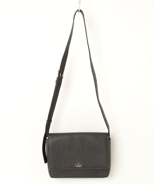 kate spade ブラック ショルダーバッグ kate spade NEW YORK 「kate new york」 ワンポイントショルダー
