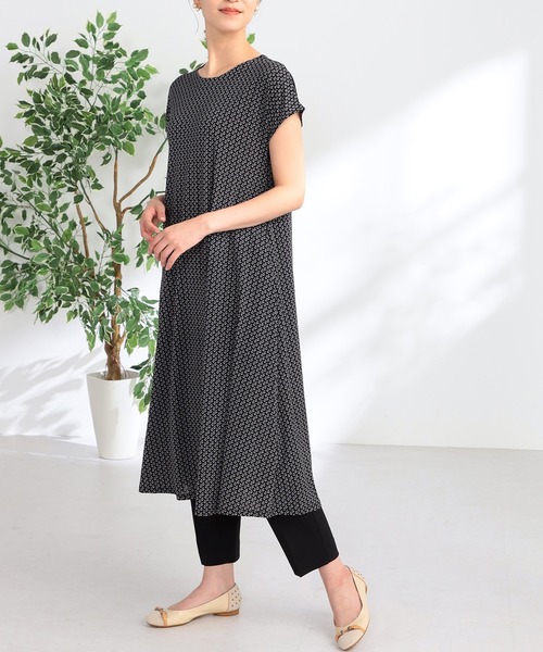 ★セール／即発♪★BCBGMAXAZRIA Courtneeプリントワンピ★ GALLORIA ワンピース 接触冷感 プリントワンピース : ZOZOTOWN