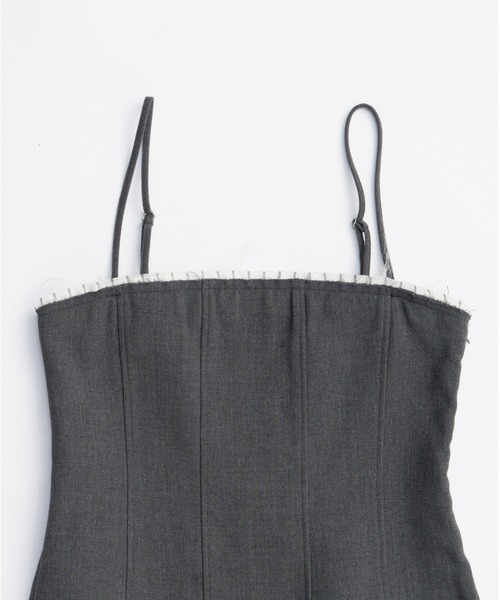 ワンピース prankproject Waste Frill Tunic PRANK PROJECT（プランクプロジェクト） チュニック ウーステッド