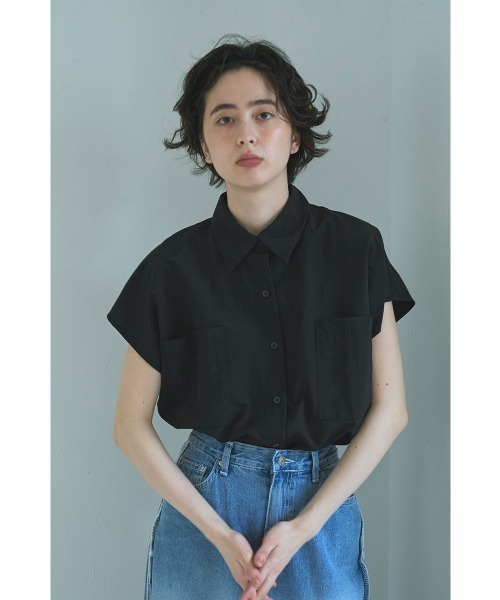 ブラウス シャツ NUANCE NYLON SHIRTS レディース