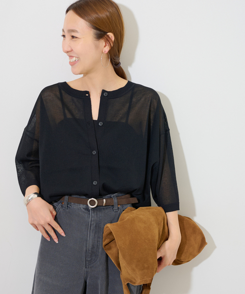 JOURNAL STANDARD relume 長袖 無地トップス カーディガン JOURNAL STANDARD RELUME