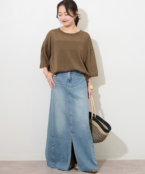 カーディガン シアー2WAYハーフスリーブカーディガン レディース JOURNAL STANDARD relume カーディガン 「手洗い可能」夏に