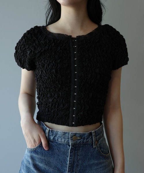 CLANE SHIRRING PUFF TOPS レディース CLANE(クラネ)のSHIRRING PUFF TOPS通販 | 集英社HAPPY PLUS STORE