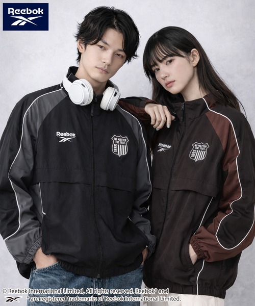 Reebok（リーボック） ナイロンジャケット ブランド ロゴ エンブレム