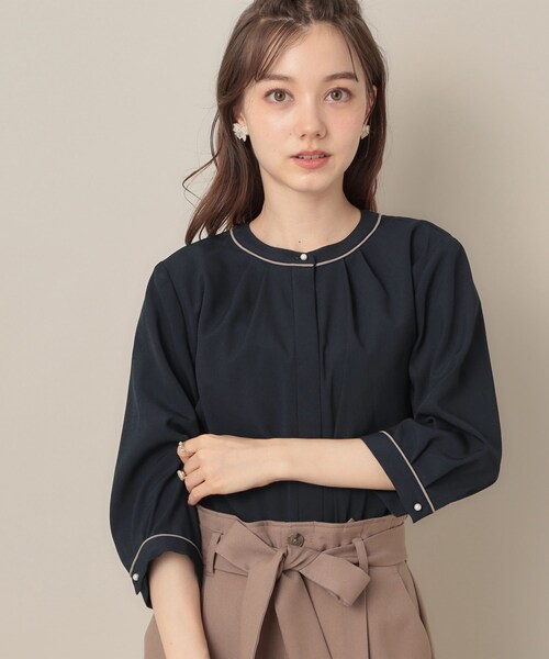 Couture Brooch（クチュール ブローチ） ブラウス シャツ 夏 「6分袖