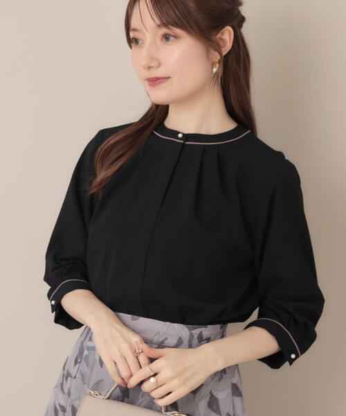 Couture Brooch（クチュール ブローチ） ブラウス シャツ 夏 「6分袖 