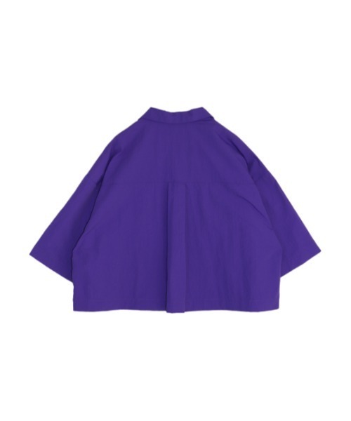 「AMAIL」 半袖シャツ FREE パープル レディース_画像8