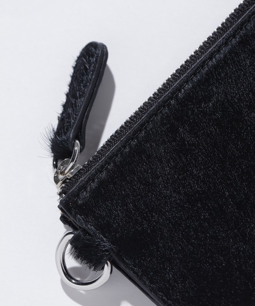 XLARGE（エクストラ ラージ） コインケース COW FUR COATED COIN AND