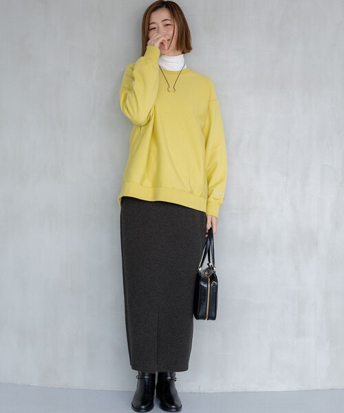 23区（ニジュウサンク） スカート カシミヤブレンド Iライン ニット