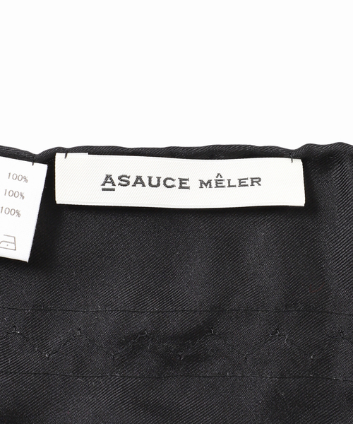 ASAUCE MELER（アソースメレ） スカーフ バンダナ テープエンブロイ