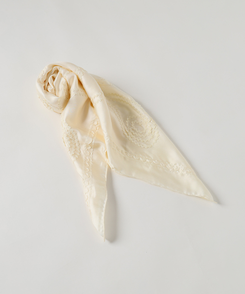 ASAUCE MELER（アソースメレ） スカーフ バンダナ テープエンブロイ