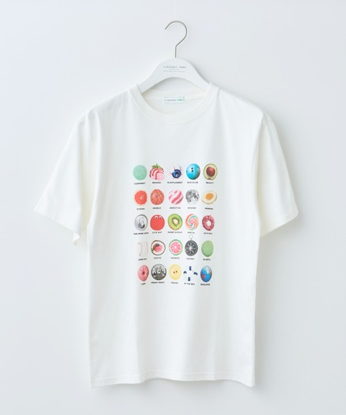 「CIAOPANIC TYPY」 半袖Tシャツ MEDIUM ライトグレー レディース_画像4