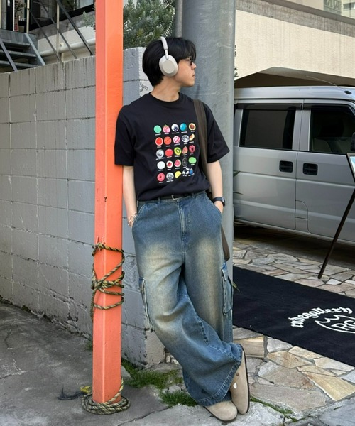 「CIAOPANIC TYPY」 半袖Tシャツ MEDIUM ライトグレー レディース_画像9